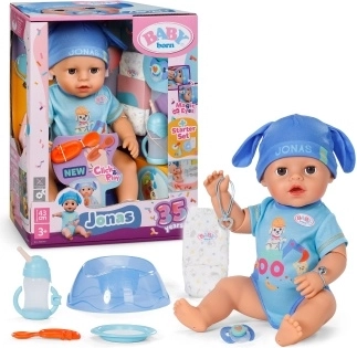 Baby Born doll Jonas Click & Play 43 cm with magic hand and accessories