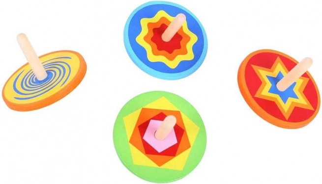 Medinis spalvotas suktukas Bigjigs Toys