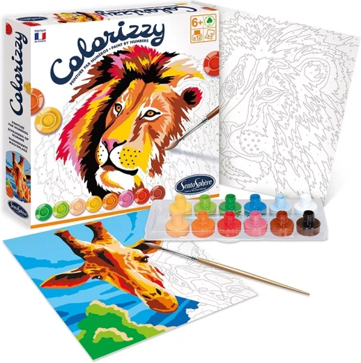 Sentosphere Colorizzy savana – tapyba pagal skaičius