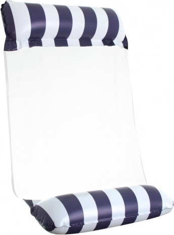 Pripučiamas vandens supamasis krėslas baseinui 120 × 70 cm, tamsiai mėlynas