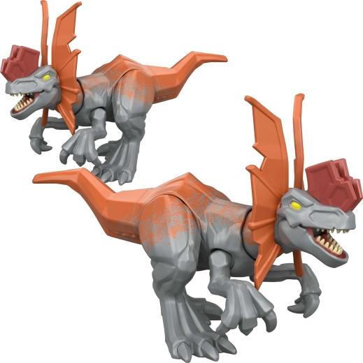 Mattel Jurassic World Mayhem Mix-Ups dilofosauro figūrėlė 2 viename