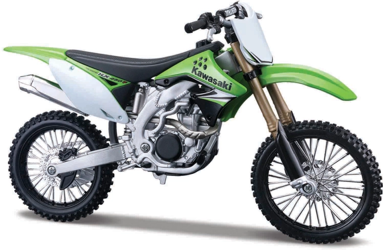 Maisto Kawasaki KX 450F Motorcycle Model 1:12