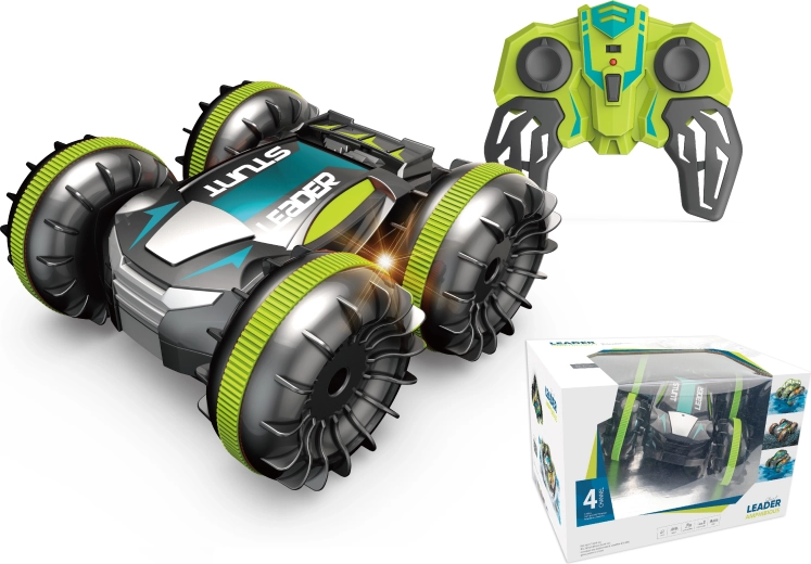 RC amfibinis automobilis 1:18 – žalias