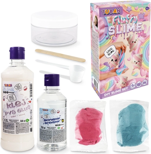 Tuban Creative Sensory Fluffy Slime XL Set