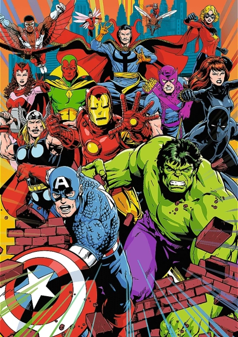 Dėlionė Trefl Premium Plus Marvel: Marvel herojai 1000 detalių