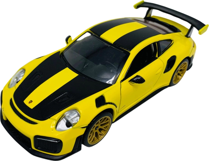 Metalinė automobilio modeliukas 1:32 Porsche 911 GT2 RS su šviesomis ir garsais