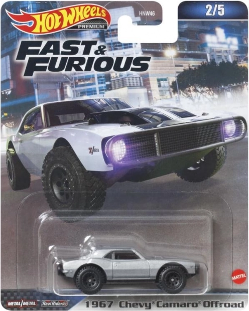 Hot Wheels premium modeliukas „Greiti ir įsiutę“ 1:64