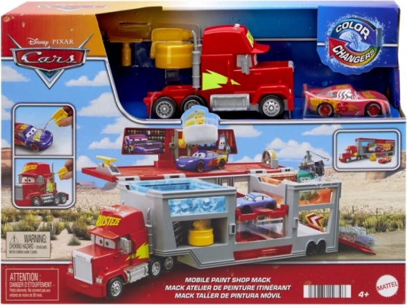 Disney Pixar Ratai: Mack – mobilioji dažykla su spalvą keičiančiais dažais