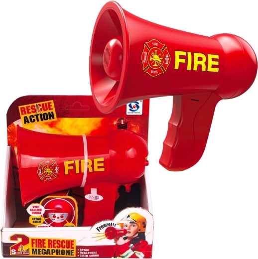 Firefighter megaphone for kids
