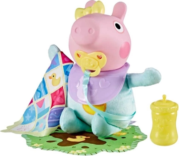 Peppa Pig interaktyvus kūdikis Evie, pliušinė lėlė, 28 cm