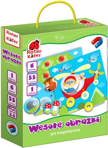 Magnetinė žaidimo priemonė „Linksmieji paveikslėliai“