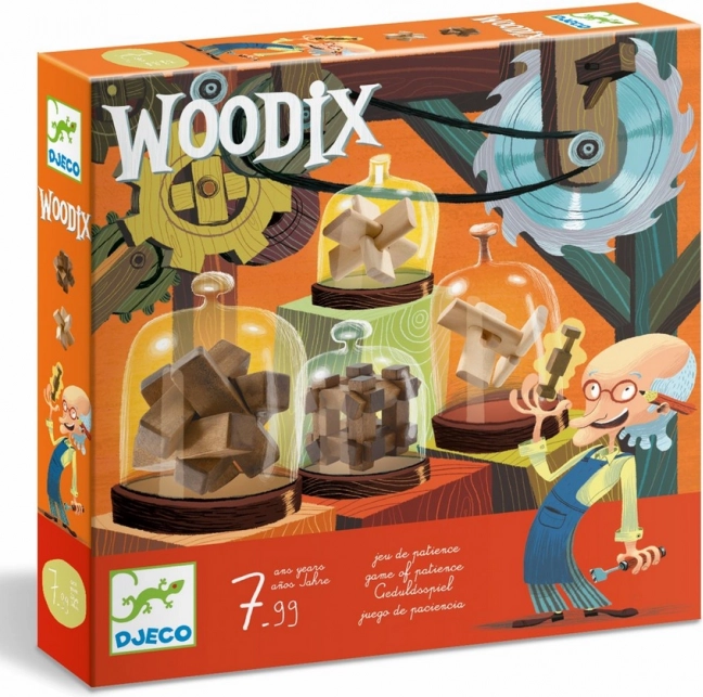 DJECO Woodix: Set of 6 3D Puzzles