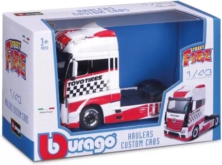 Mercedes‑Benz Actros GigaSpace die‑cast model 1:43 by Bburago