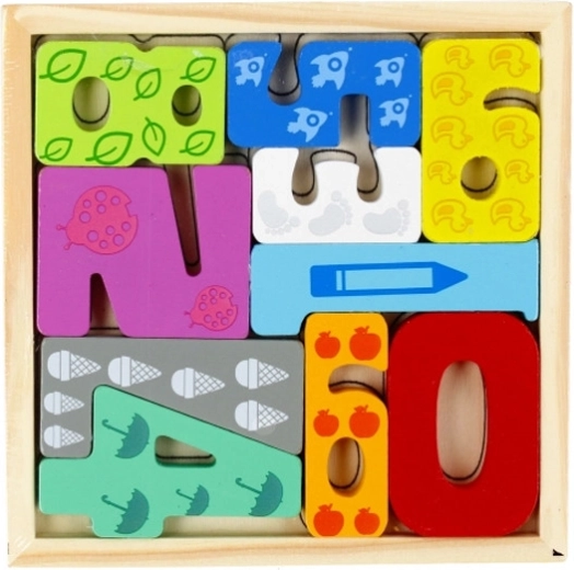 Wooden Number Puzzle