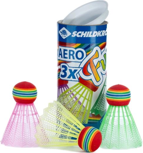 Badmintono skraidukai SCHILDKRÖT Aero Fun, 3 vnt.