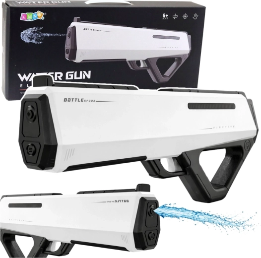 Elektrinis vandens pistoletas Battle Pro baltas 12 m, 400 ml