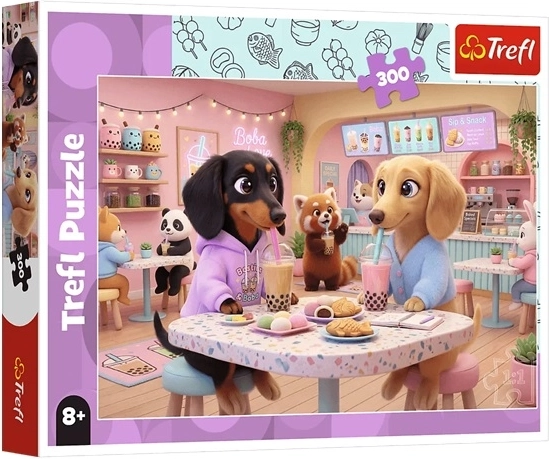 Badgers in a Café Puzzle (300 pieces)