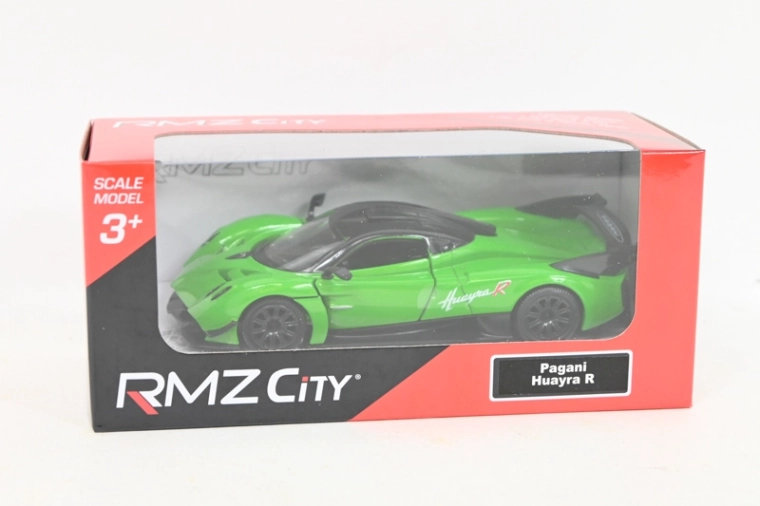 RMZ Pagani Huayra R Green Die-Cast Car Model