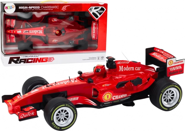 Red racing car 1:12 with sounds and lights