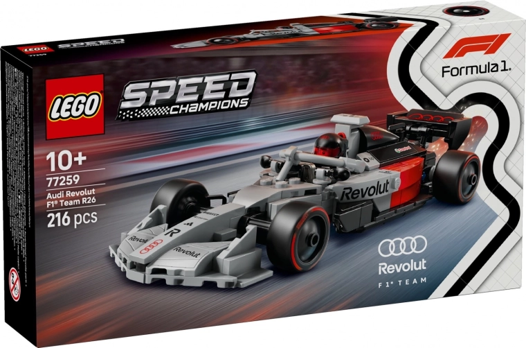 LEGO Speed Champions – lenktyninis automobilis AUDI Revolut F1 Team R26