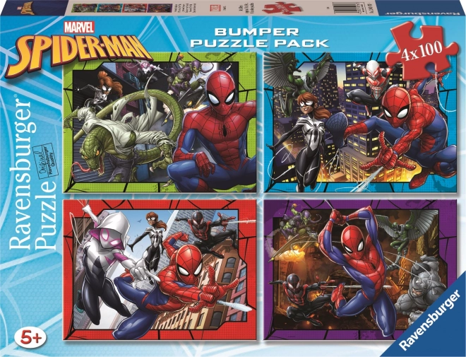 Puzzle Spiderman 4x100 pieces