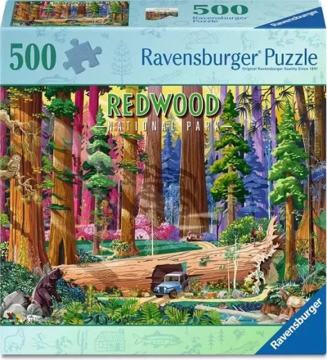 Ravensburger dėlionė National Park: Redwood (500 detalių)