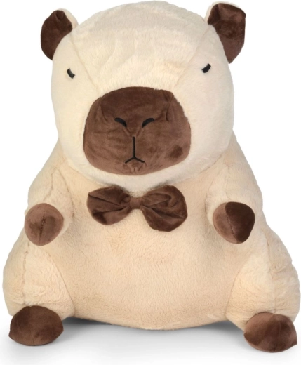 Daffi Plush Capybara with Brown Bow, 66 cm