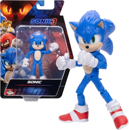 Jakks Pacific Sonic the Hedgehog 3 pozicionuojama figūrėlė Sonic 12,7 cm
