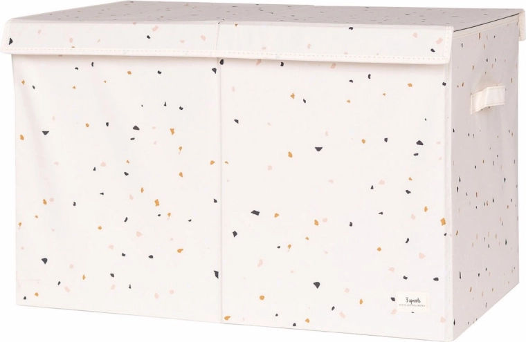 3 Sprouts žaislų skrynia recycled terrazzo/cream
