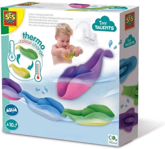 SES Creative Tiny Talents color-changing bath fish