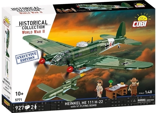 COBI konstruktorius Heinkel He 111 H-22 su skraidančia bomba V1 (1:48)