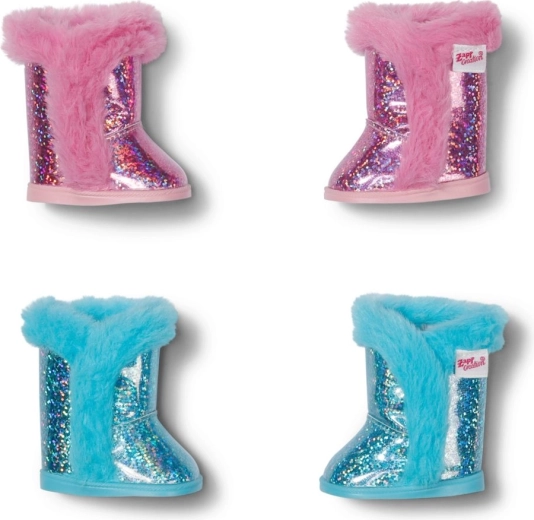 Baby Born glittery doll boots (1 pair)