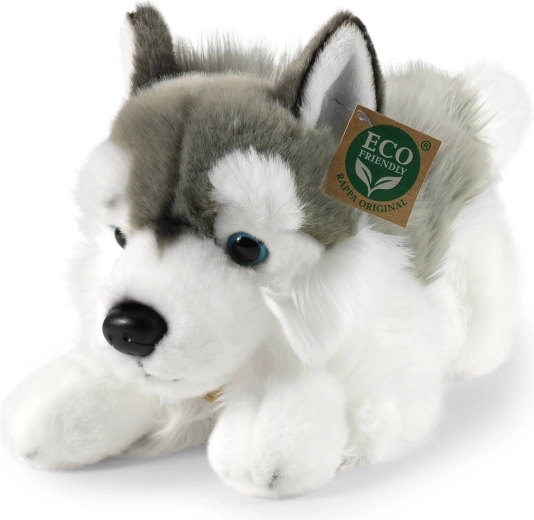 Plush Lying Husky 30 cm RAPPA