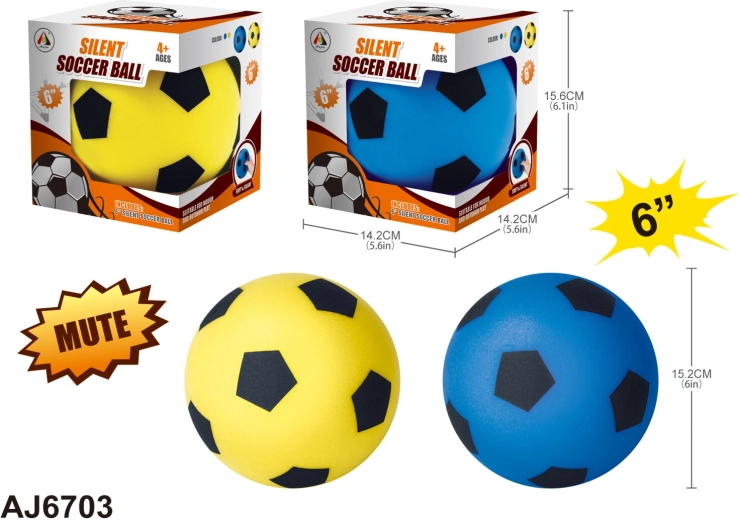 Tylus futbolo kamuolys 15 cm
