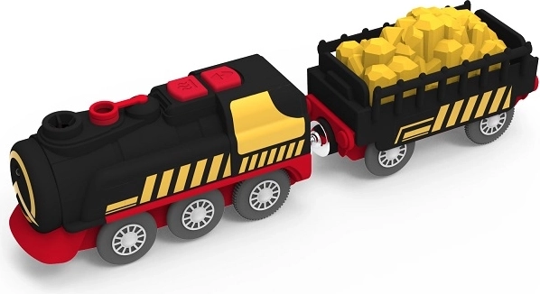 2Kids Toys garvežys traukinys su baterijomis ir garų funkcija