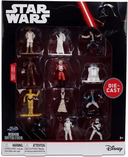 Jada Star Wars metalinių figūrėlių rinkinys 4 cm (12 vnt.)