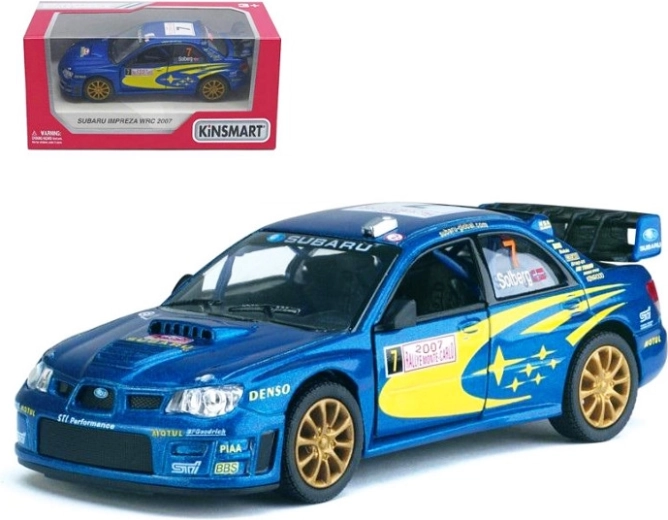 Metalinis Subaru Impreza WRC modelis 1:36 su „Pull Back“ pavara