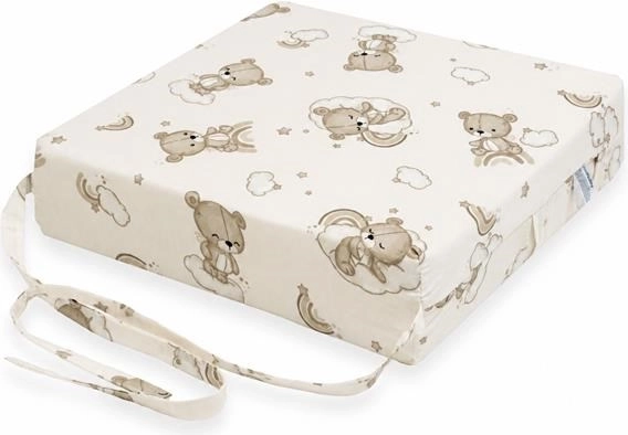 New Baby BASIC vaikiška kėdės paaukštinimo pagalvėlė bear smėlinė