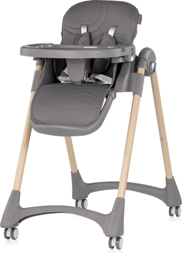Chipolino high chair Candy Shop charcoal