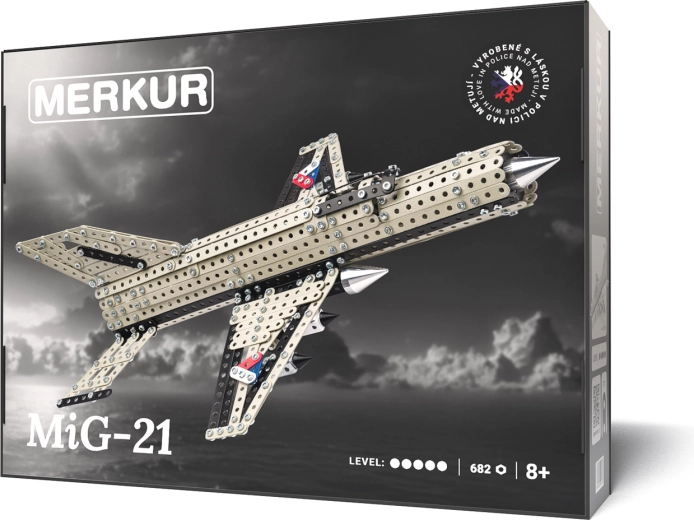 Merkur konstruktorius naikintuvo lėktuvo MIG-21 modelis, 682 detalės