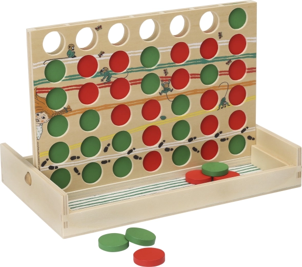 Pippi wooden Connect Four game