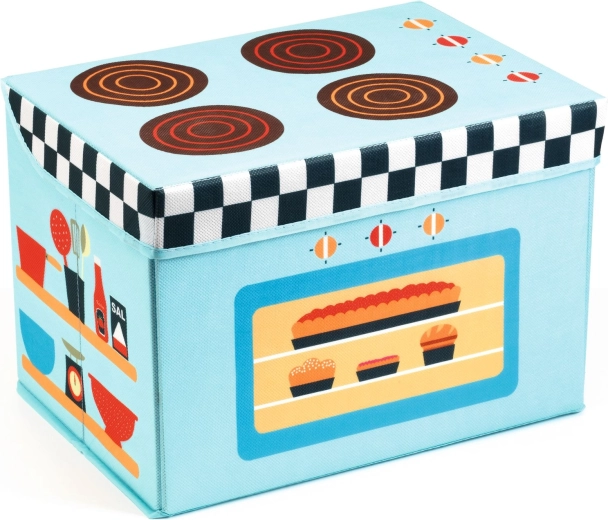DJECO Toy Storage Box and Seat Kitchen