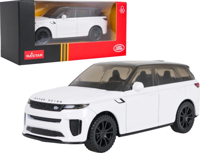 RASTAR Range Rover Sport SV Metal Model, 1:43 Scale, White