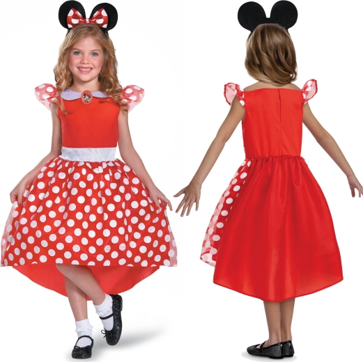 Minnie kostiumas vaikams 5–6 metų