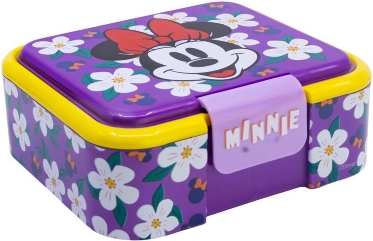 Užkandžių dėžutė Disney Minnie su 3 skyreliais