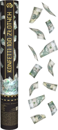 Pneumatiniai konfeti „100 zlotų“