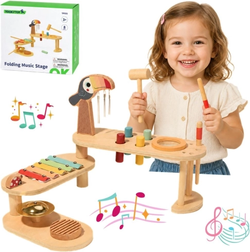 Tooky Toy educational musical table – toucan