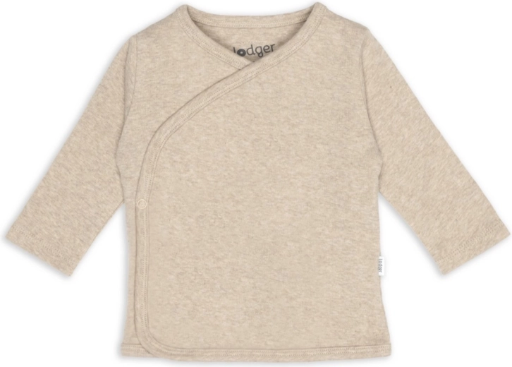 Lodger wrap cardigan, melange beige, size 50