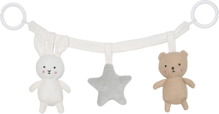 Jabadabado vežimėlio žaisliukas Teddy & Bunny