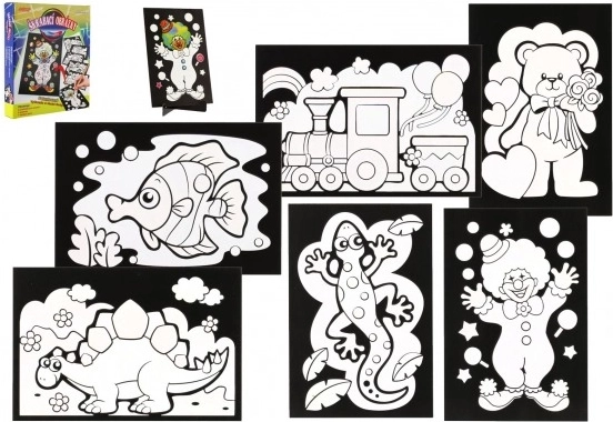 ArtLover nutrinami piešiniai su staigmena – rinkinys 6 vnt.